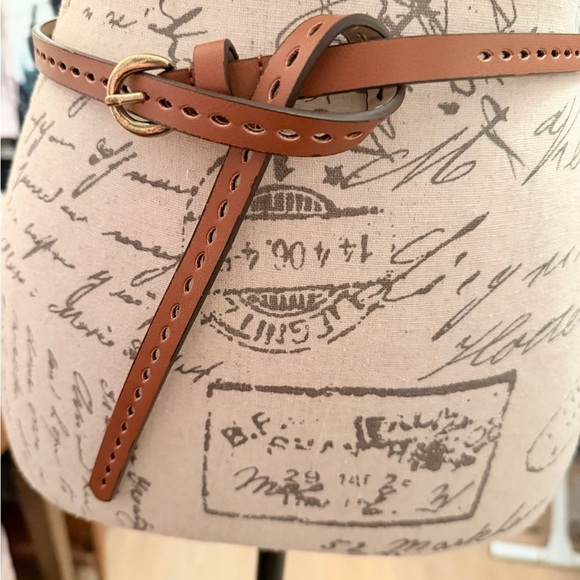 Accessories - Stylish 40” Brown Pleather Belt